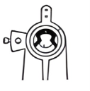 Elastor shock absorber system for watch movements