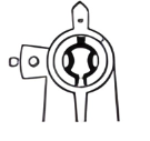 Incabloc shock absorber system for watch movements