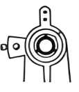 Microflex shock absorber system for watch movements