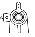 Monorex shock absorber system for watch movements
