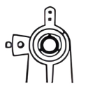 Trishock shock absorber system for watch movements
